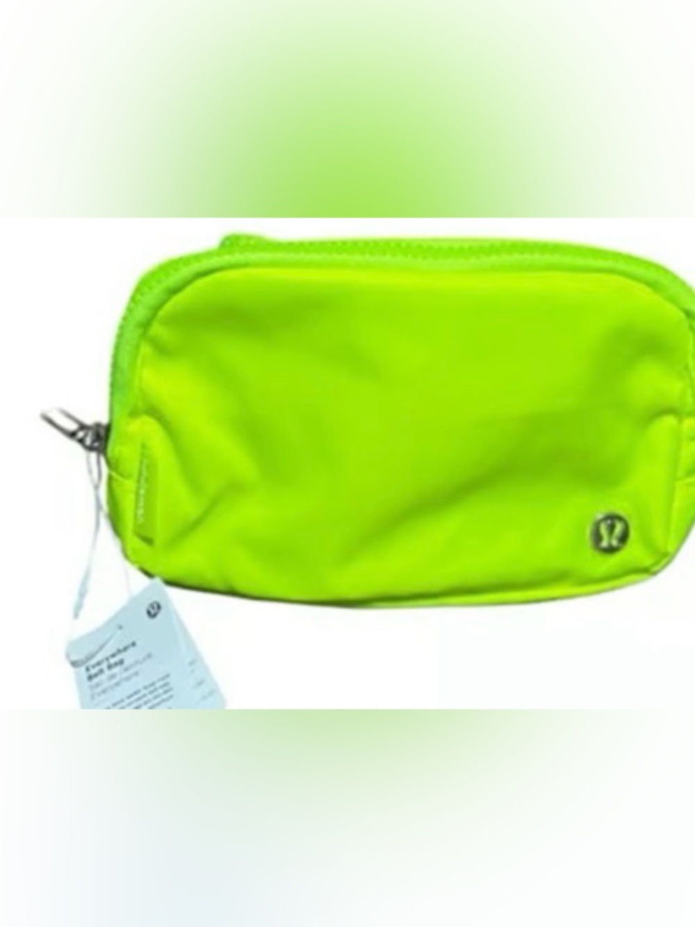 lululemon athletica everywhere belt bag Neon Green Small Zip Pouch